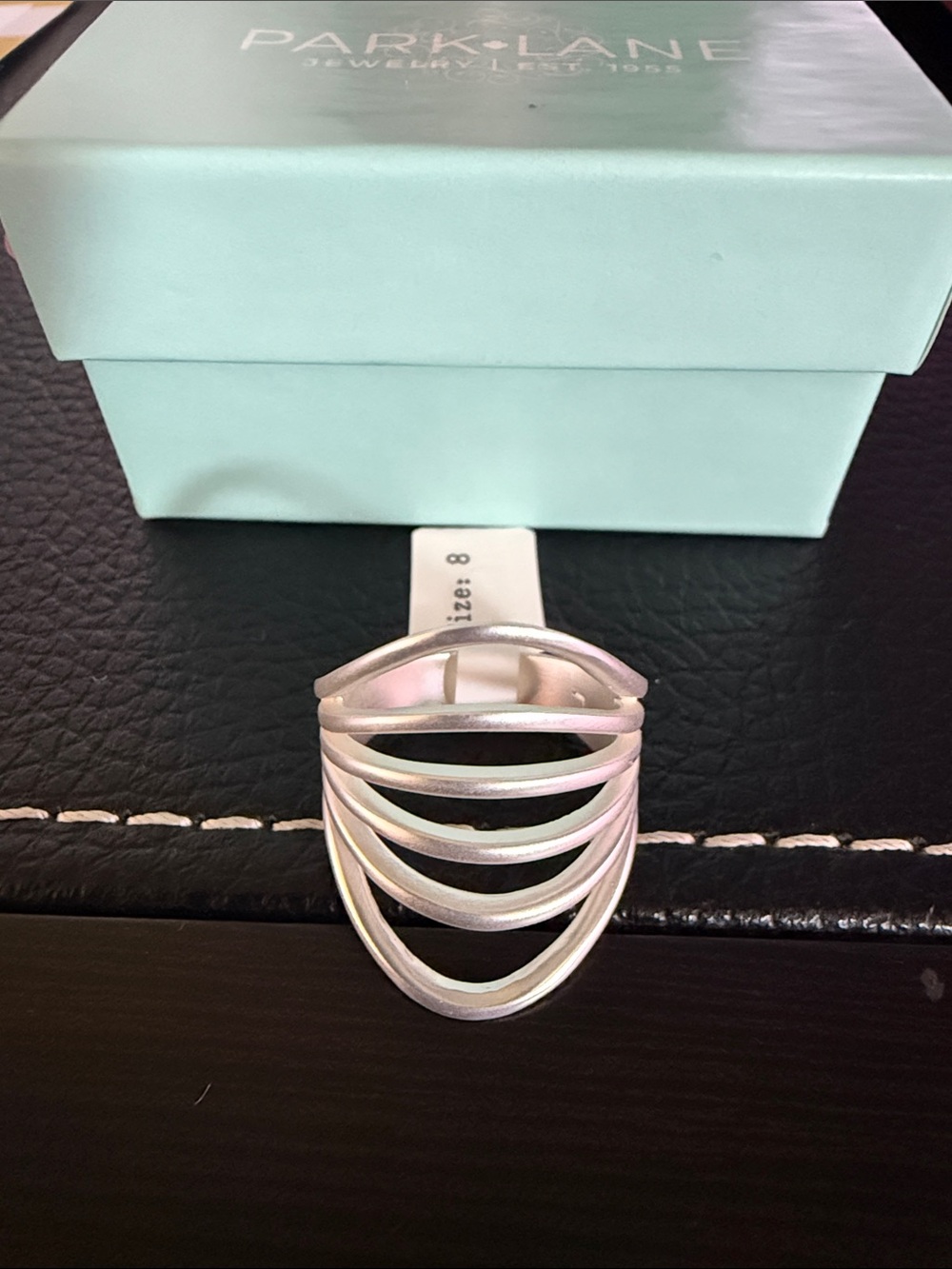 Park Lane  Silver Dimension Ring - Silver
